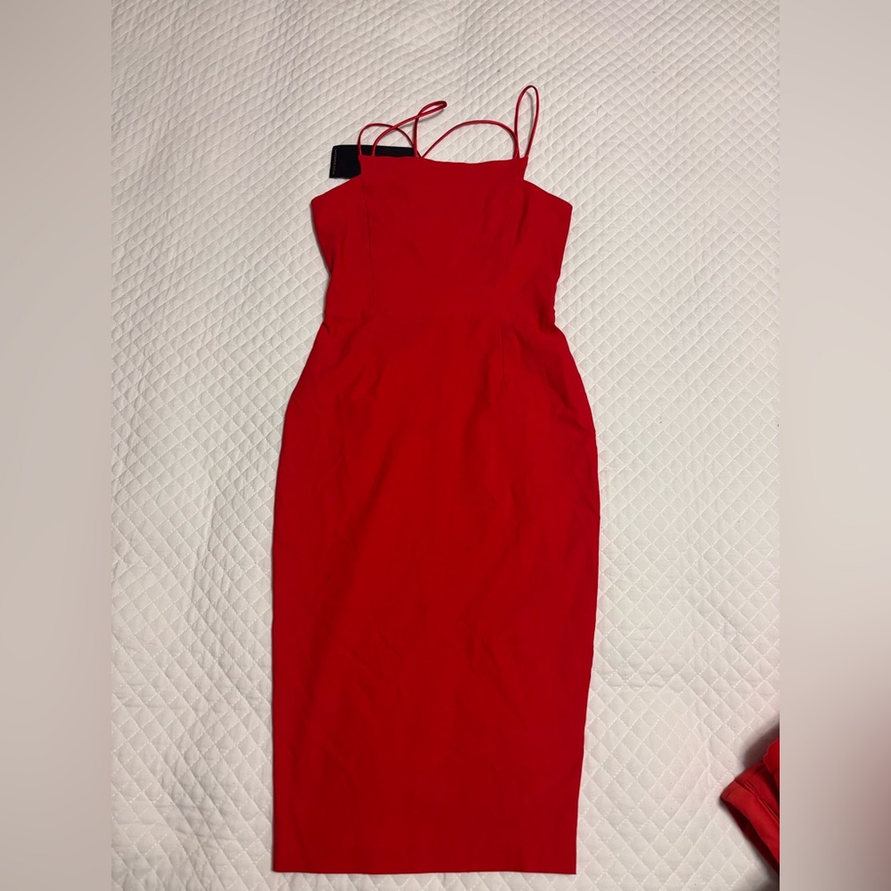 Vester Bodycon red dress NWT